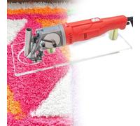 120W V-Shaped Carpet Carver with Cutting Guide,Adjustable Speed Carpet Trimmer Textured Designs,for Carpet Tufting Gun Projects and Creative Carpet