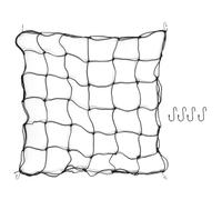 120x120CM Grow Tent Trellis Net | Plant Support Climbing Net for Indoor Greenhouse/Vegetable Garden/Balcony | Sturdy Polyethylene Mesh with 4 Hooks