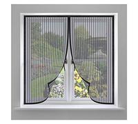 120x150cm Fly Screen Mosquito Magnetic Window Screen,Magnetic Closure Mosquito Window Screen Shuts Automatically,Keep Bugs/Flys/Mosquitoes Out,Without Drilling,Easy Installation