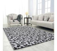 (120X160cm, colour 1) NOAHAS Fluffy Leopard Print Rug Cheetah Print Area Rugs Soft Comfy Printed Carpet for Bedroom Living Room Home Western Decor