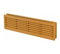 120 x 440 mm Plastic Ventilation Grille for Interior Doors White