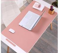 120x60cm Desk Pad Gaming White, Large Desk Mat for Keyboard and Mouse, Leather Writing Mat with Suede for Office Home Decor(Pink,120x60cm)