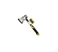 12108 20oz One Piece Splitting Hand Axe Hatchet Splitter Outdoor Camping Professional,Yellow/ Black