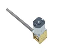 1218-N20 M4*50 Threaded Shaft Miniature DC 3V6V12V Large Torque Worm Gear Single Geared Motor 1Pcs(6V190RPM)