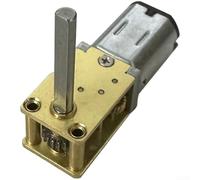 1218-N20 Self-Locking Worm Gear Miniature DC Reduction Gear Motor, Metal Construction, Low-Speed 3V-12V for Precision Robotics, Compact POWERs