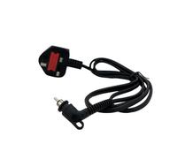 121AV GHD Black 1.5m Power Cable with UK Plug Replacement for MK2 MK3 MK4 Hair Straightener
