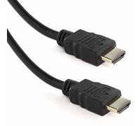 121AV High-Speed HDMI 2.0 Cable 1 Meter Gold Plated Connector Tip(s)- Supports Ethernet/Audio Return, Video 4K 2160p @ 60Hz, UltraHD HD 1080p, 3D Xbox PlayStation PS3 PS4 PC Apple TV -Round Lead