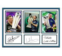 (122) Gary Anderson Luke Humphries Luke Littler Darts Legends Signed A4 Photograph (21 X 297 CM) Art Work Wall Art Display (REPRINT) #####