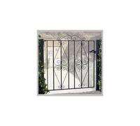 (1220mm GAP X 914mm High Galvanised) Stirling Scroll Garden Gates galvanised metal iron