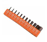 1224pcs Hexagonal Screwdriver Bit Set 25mm 14in 1224pcs 12pcs Hexagonal Suitable for Home which can fix The Screws Firmly Standard Shank Diameter (B)