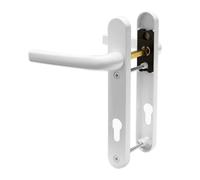 122mm Upvc Door Handle Avocet Pioneer Sprung (White)