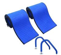 122x18cm 2 Piece Pool Rail Covers Non-Slip Pool Handrail Cover Safety Rubber Rail Grip Handles Covers for In Ground Public Community Hotel and Resort Pools