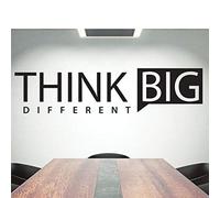 122x30cmThink Big Quotes Removable Decal Office Teamwork PVC Material Vinyl Wallpaper Art Wall Stickers Wateproof Mural Home Deco