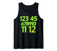 123 45 678910 11 12 | Street Song Teaches Counting Tank Top