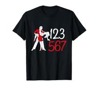 123 567 Salsa Lover Latin Salsa Dance T-Shirt