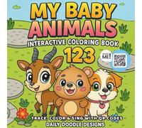 123 Baby Animals: Trace, Color & Sing with QR Songs