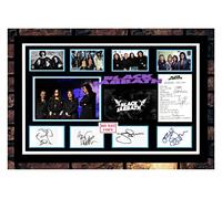 (123) Black Sabbath Music Legends Signed Framed Autograph Signature A4 (21 X 297 CM) Art Work Wall Art Display Great Gift Idea (REPRINT) #####