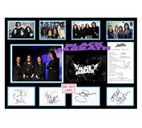 (123) Black Sabbath Ozzy Osbourne Music Legends Signed A4 Photograph (21 X 297 CM) Art Work Wall Art Display (REPRINT) #####