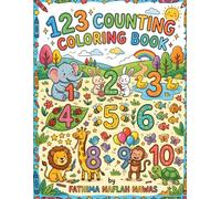 123 Counting Coloring Book: A Fun and Simple Number Adventure for Little Learners