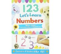 123 Let's Learn Numbers: Wipe Clean early learning activity book set