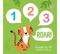 123 Roar!: Count to 10 with Peep-Through Pages