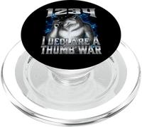 1234 I Declare A Thumb War PopSockets PopGrip for MagSafe