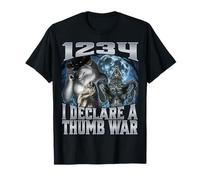1234 I Declare A Thumb War T-Shirt