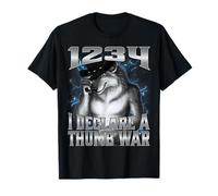1234 I Declare A Thumb War T-Shirt