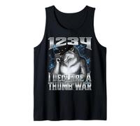 1234 I Declare A Thumb War Tank Top