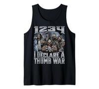 1234 I Declare A Thumb War Tank Top