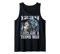1234 I Declare A Thumb War Tank Top