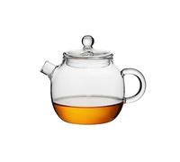 123Arts Mini Tea Pot, Glass Teapot, Clear Small Teapot for One Person Use, 150ml/5oz