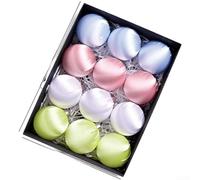 123Pcs Velvet Baubles For Xmas Tree Decorations, 3.15 Inch Diameter, For Holiday, Wedding, Party Decor(Macaron Colors)