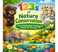 123s of Nature Conservation: A Fun Counting Book of Endangered Animals for Kids Ages 3-5 - Learn Numbers While Exploring Wildlife Like Sun Bears, Snow Leopards & More