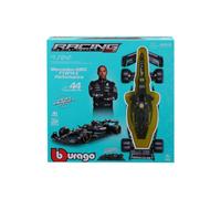 Bburago Build-It-Yourself Die-Cast Formula 1 F1 Model Kit - MB W14 - Hamilton - 1:24 Scale - Exceptionally Detailed Collectable Replica Race Car