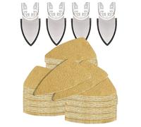 124 Multi Tool Sandpaper Kit for attaching Oscillating Tool Sanding Pads Finger Sandpaper is Available in a Variety of Grits Making it More Suitable for Sanding in confined Spaces for Sanding Wood etc