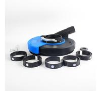 125/180mm Angle Grinder Dust Shroud Cover Kit with Concrete Diamond Wheel Universal Surface Grinding dust Collection Cover(7 in Dust Shroud)