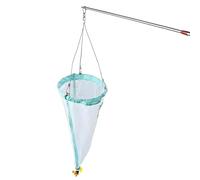 125/200 Fine Mesh Plankton Net 64/112μm Organisms Collection Research Tow Aperture For Collecting Phytoplankton Protozoa Rotifers And Microorganisms In Marine Or Freshwater(25# with rod)