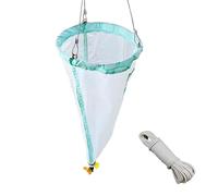 125/200 Fine Mesh Plankton Net 64/112μm Organisms Collection Research Tow Aperture For Collecting Phytoplankton Protozoa Rotifers And Microorganisms In Marine Or Freshwater(25#)