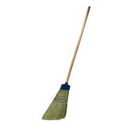 125 cm Long Handmade Corn Broom Sweeping Brush for Patio Stable Yard Garden Warehouse