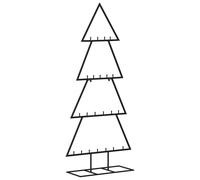 Vidaxl Metal Christmas Tree For Decoration Black 125 Cm, Black