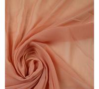125 Colours Premium Plain Dyed Chiffon Fine Soft Georgette Sheer Dress Fabric (1 Metre, Old Rose Pink 6799)