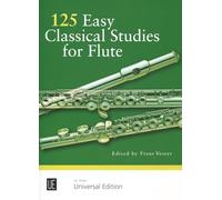 125 Easy Classical Studies for Flute, Edited by Frans Vester, Universal Edition UE16042