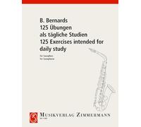 125 Exercises: pour l'étude journalière. saxophone.