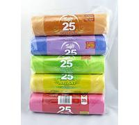 125 Fragranced Scented Tie Handle Swing Bin Liners 25 x 5 pk - Assorted Scented