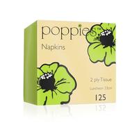125 Lime Green Paper Napkins 33cm 2 Ply for Birthdays Parties Events Restaurants (125)