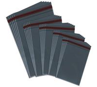 125 Mixed Parcel Bags Grey, Mailer Bags Tamper-Proof Strong Postal Packaging Bags for Shipping, Mailing & Delivery, 5 Sizes Small to Large Bags, 25 Each