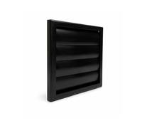 125 mm Diameter Easy to Fit Hooded Cowled External Wall Grille Removable Hood with Round Spigot and Wind Baffle Backdraught Shutter Wind Stopper for Cooker Hoods Bathroom Kitchen Extraction