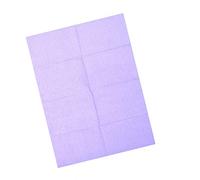 125 Pcs 46 x 33 cm Dental Bibs, Waterproof Piercing Tattoo Paper Tablecloths Clean Pad Napkin Tissue Bibs for Dental Clinic, Purple
