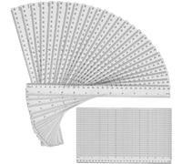 125 Pcs Clear Ruler 12 Inch Plastic Rulers Bulk with Inches and Metric for Student Measuring Drawing Tool School Office Supplies
